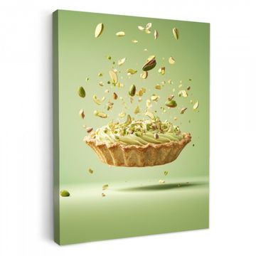 Tableau sur toile - Pistache - Gâteau - Noix - Aliments