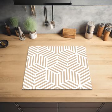 Protection plaque induction - Illusion géométrique