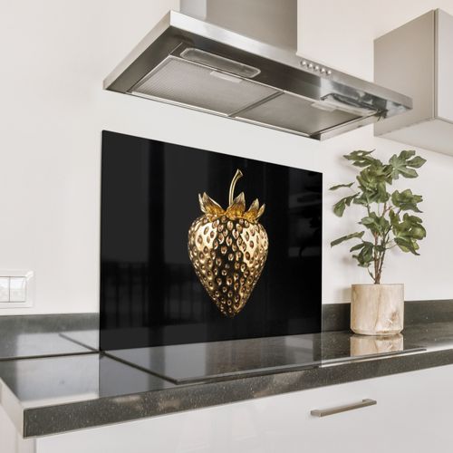 Fond de hotte - Fraise - Or - Noir - Chrome