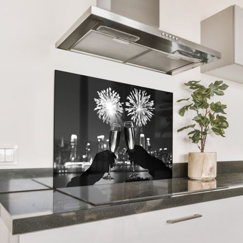 Fond de hotte - Feux d'artifice - Cheers - Skyline - Champagne