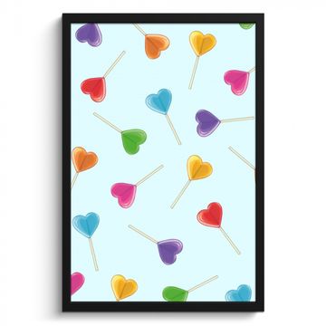 Cadre Photo - Sucette - Arc-en-ciel - Bonbons