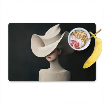 Sets de table - Femme - Ondulée - Chapeau