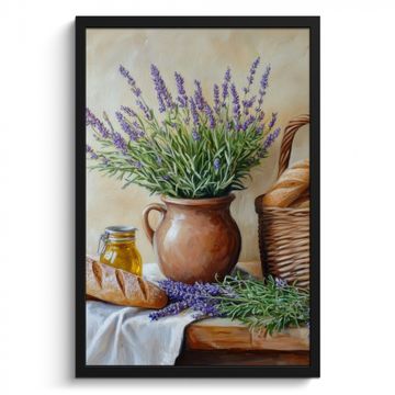 Cadre Photo - Lavande - Pain - Nature morte
