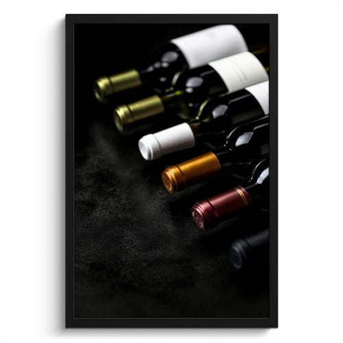 Cadre Photo - Vin - Bouteilles - Variété - Saveurs