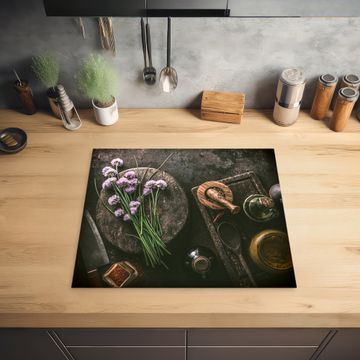Protection plaque induction - Ciboulette et ustensiles de cuisine anciens