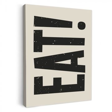Tableau sur toile - Alimentation - noir - Japandi - Blanc