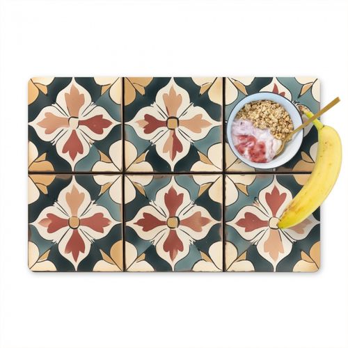 Sets de table - Décoration - Carreaux - Espagnol - Vintage