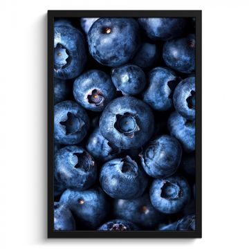 Cadre Photo - Baies - Bleu - Fruits