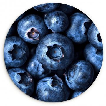 Tableau rond - Baies - Bleu - Fruits