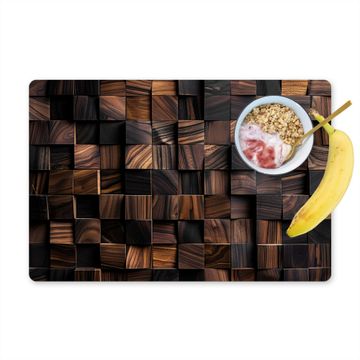 Sets de table - Mosaïque de textures de bois
