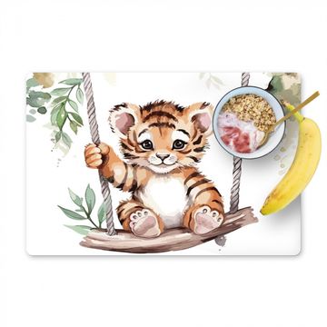 Sets de table - Tigre - Animal - Enfants - Jungle - Chambre d'enfant - Chambre de bébé