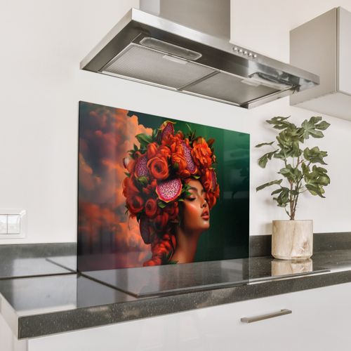 Fond de hotte - Femme - Boissons fruits - Roses