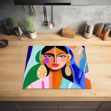 Protection plaque induction - Portrait - Femme - Moderne