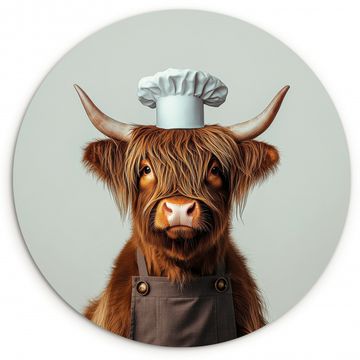 Highlander écossais - Marron - Cornes - Vêtements de cuisinier