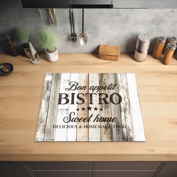 Protection plaque induction - Panneau de bienvenue Bistro