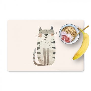 Sets de table - Chat - Animaux - Beige