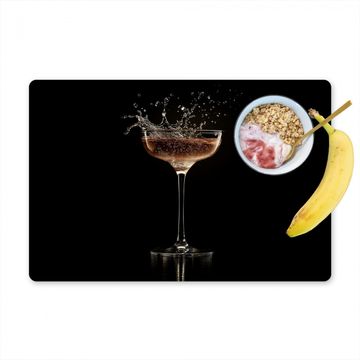 Sets de table - Cocktail - Noir - Splashes - Verre