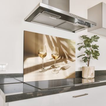 Fond de hotte - Vin - Verres à vin - Blanc
