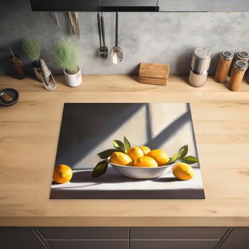 Protection plaque induction - Citrons - Nature morte - Jaune