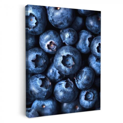 Tableau sur toile - Baies - Bleu - Fruits