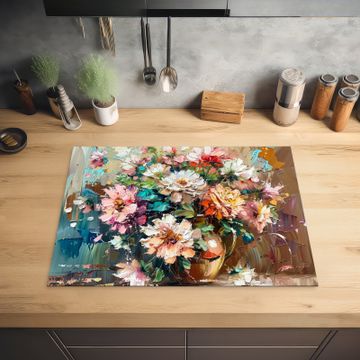 Protection plaque induction - Jardin de peupliers en fleurs