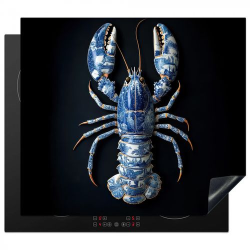 Protection plaque induction - Homard - Bleu de Delft - Bouclier - Robuste