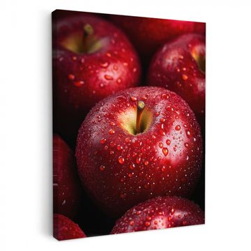 Tableau sur toile - Rouge - Pommes - Fruits