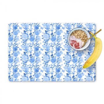 Sets de table - Jardin bleu royal