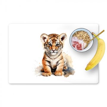 Sets de table - Tigre - Vie sauvage - Enfants - Aquarelle