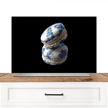 Fond de hotte - Alimentation - Macarons - Bleu de Delft - Biscuits