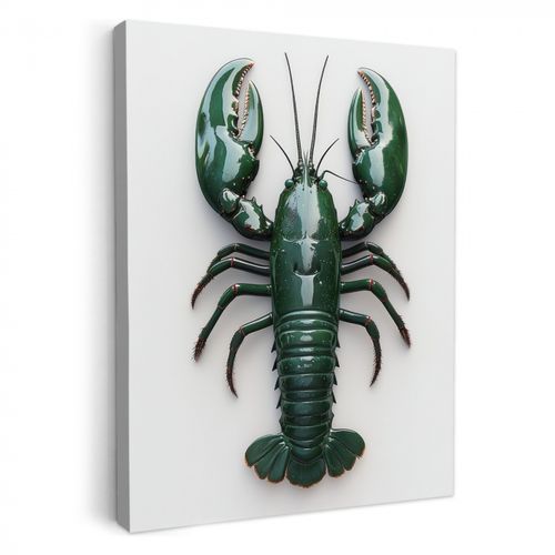 Tableau sur toile - Cancer - Glossier - Vert - Blanc