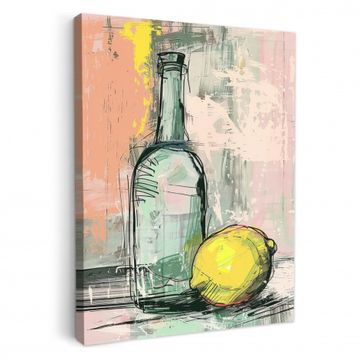 Tableau sur toile - Nature morte au citron
