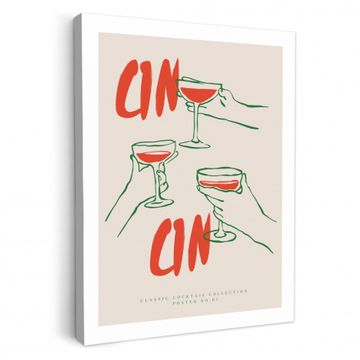 Tableau sur toile - Trio de cocktails