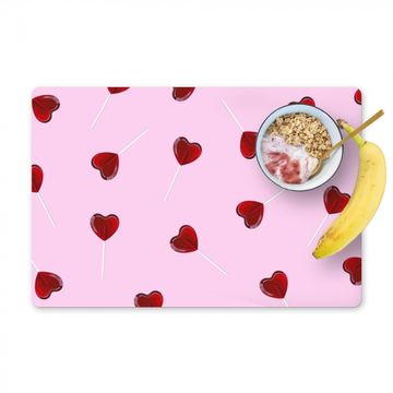 Sets de table - Rose - Coeur - Sucette - Bonbon
