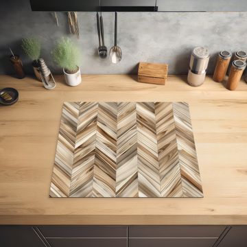 Protection plaque induction - Sunburst en bois