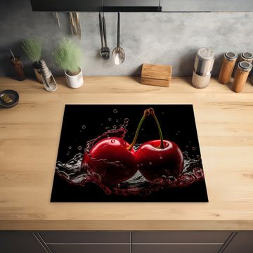 Protection plaque induction - Cerise - Rouge - Fruit - Eau - Noir