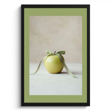 Cadre Photo - Vert - Pomme - Nœud papillon