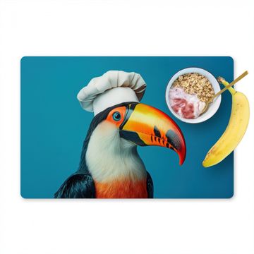Sets de table - Toucan - Perroquet - Oiseau - Toque