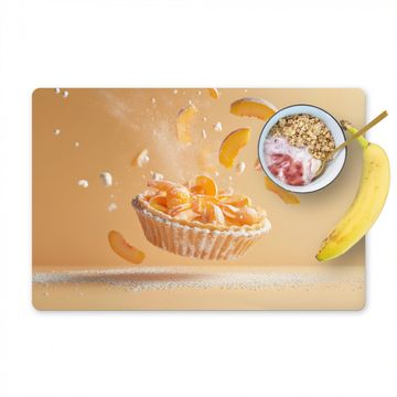 Sets de table - Pêche - Aliments - Gâteau - Orange