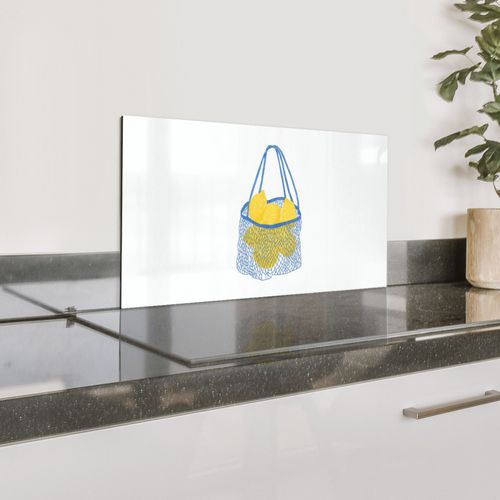 Sac - Bleu - Citrons - Illustration