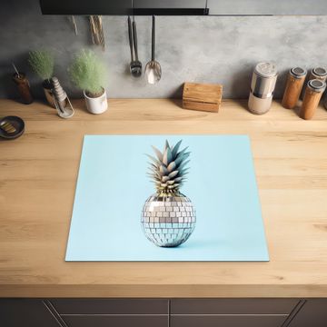 Protection plaque induction - Bleu - Ananas - Disco - Discoball