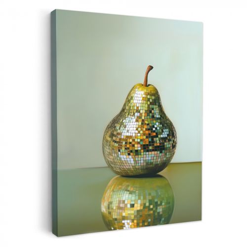 Tableau sur toile - Fruit - Disco - Art - Glitter