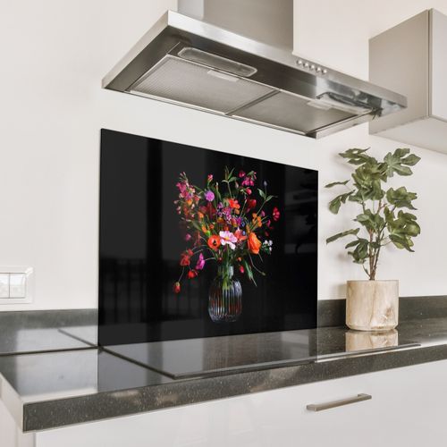 Fond de hotte - Bouquet - Fleurs des champs - Vase