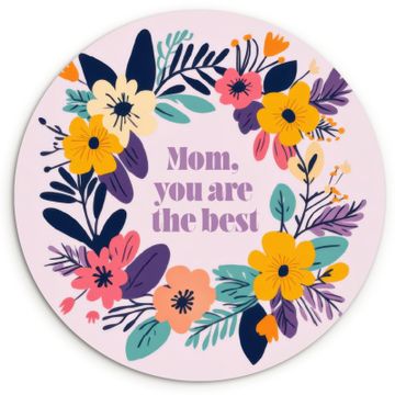 Couronne de fleurs - Colorée - Mère