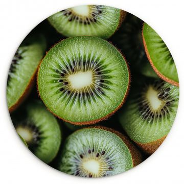 Tableau rond - Kiwi - Fruit - Vert