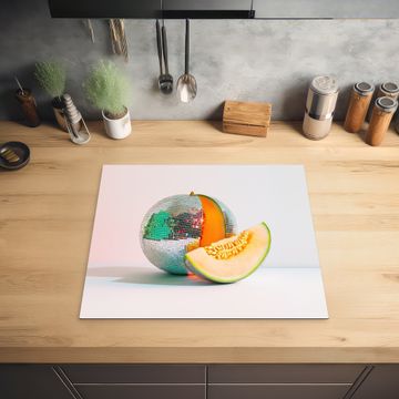 Protection plaque induction - Disco - Discoball - Melon - Pastel