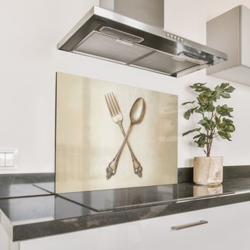 Fond de hotte - Beige - Vintage - Couverts