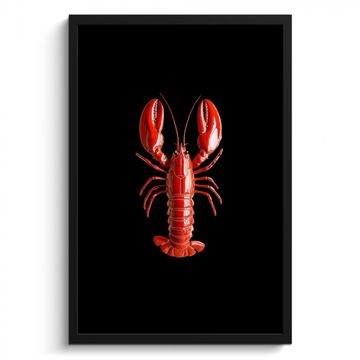Cadre Photo - Homard - Broderie - Coloré - Fleurs