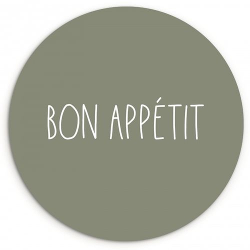 Tableau rond - Vœux gastronomiques