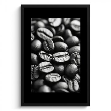Cadre Photo - Grains de café - Noirs - Vintage